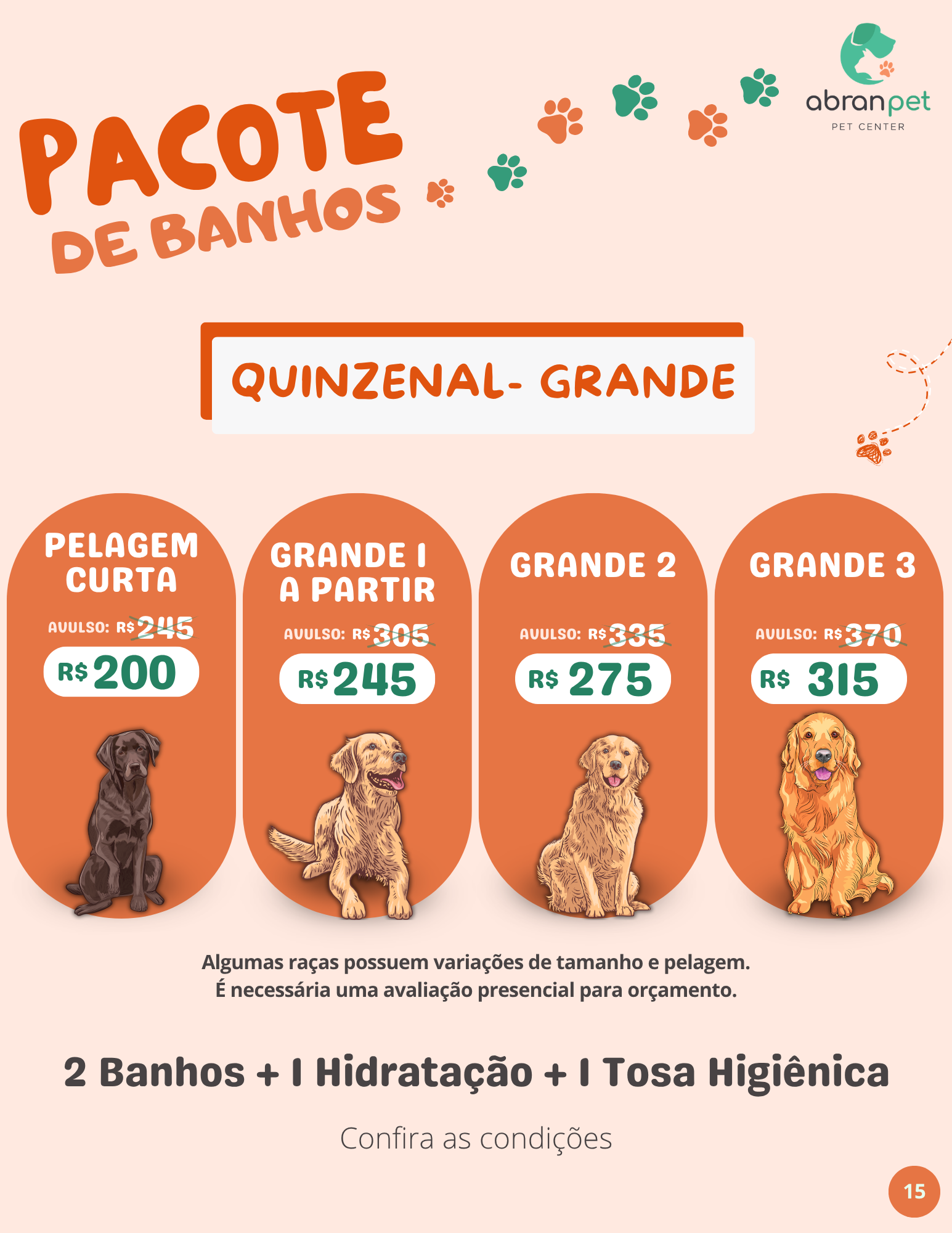 Pacote Grande - Detalhes