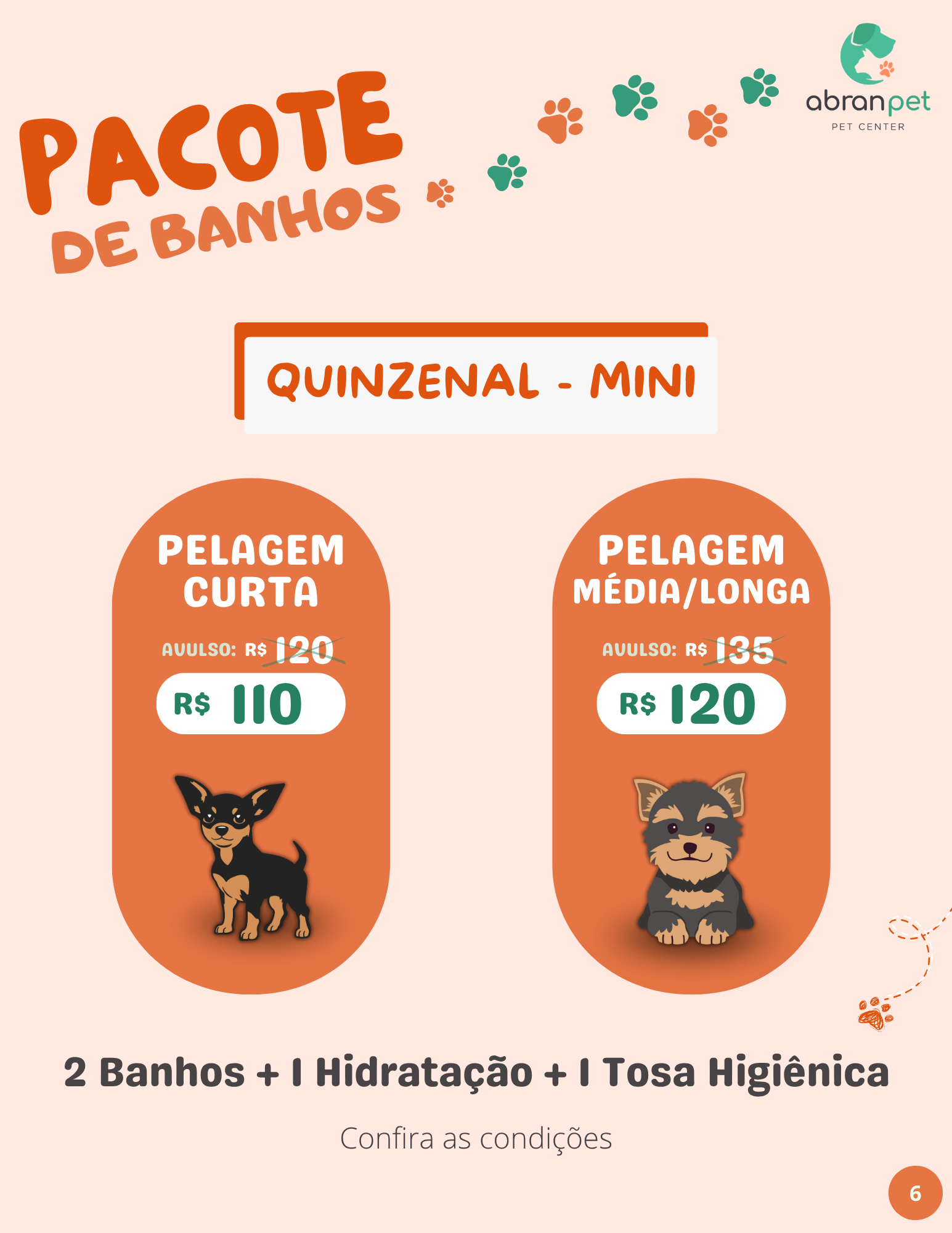 Pacote Mini - Detalhes
